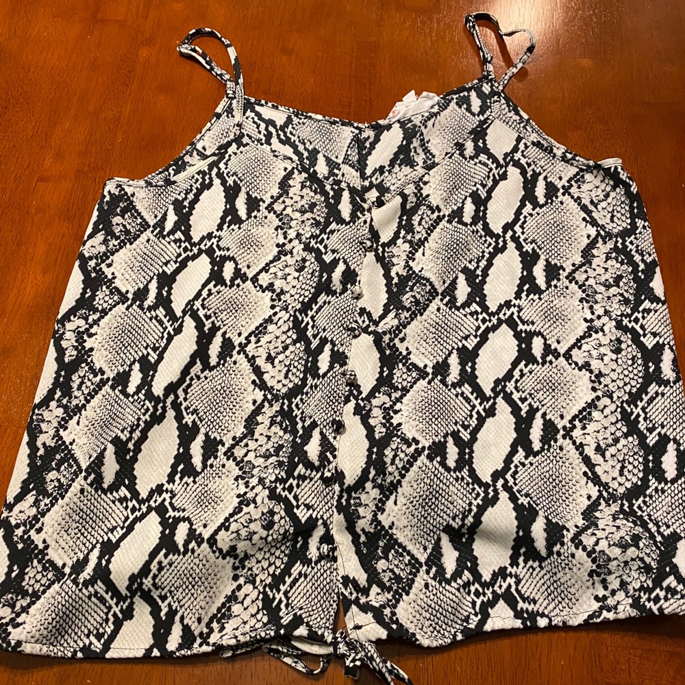 Snake Skin Tank Top